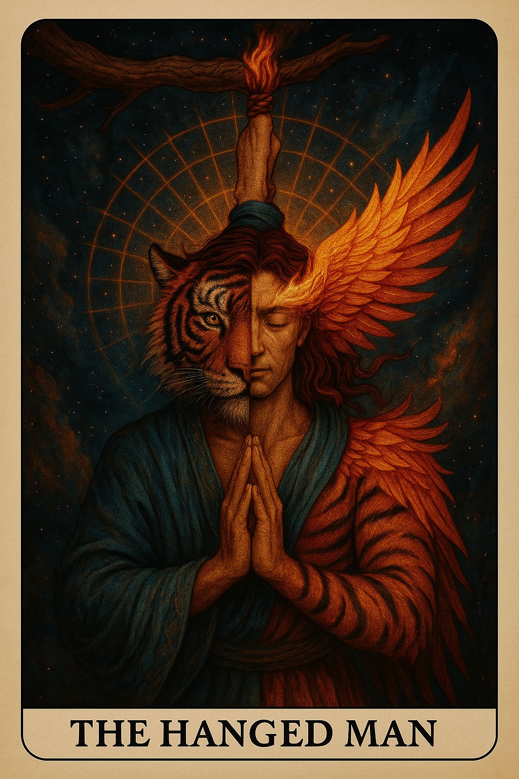Phoenix Tiger Tarot Deck (98-Card Mastery Deck)