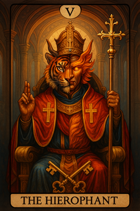 Phoenix Tiger Tarot Deck (98-Card Mastery Deck)