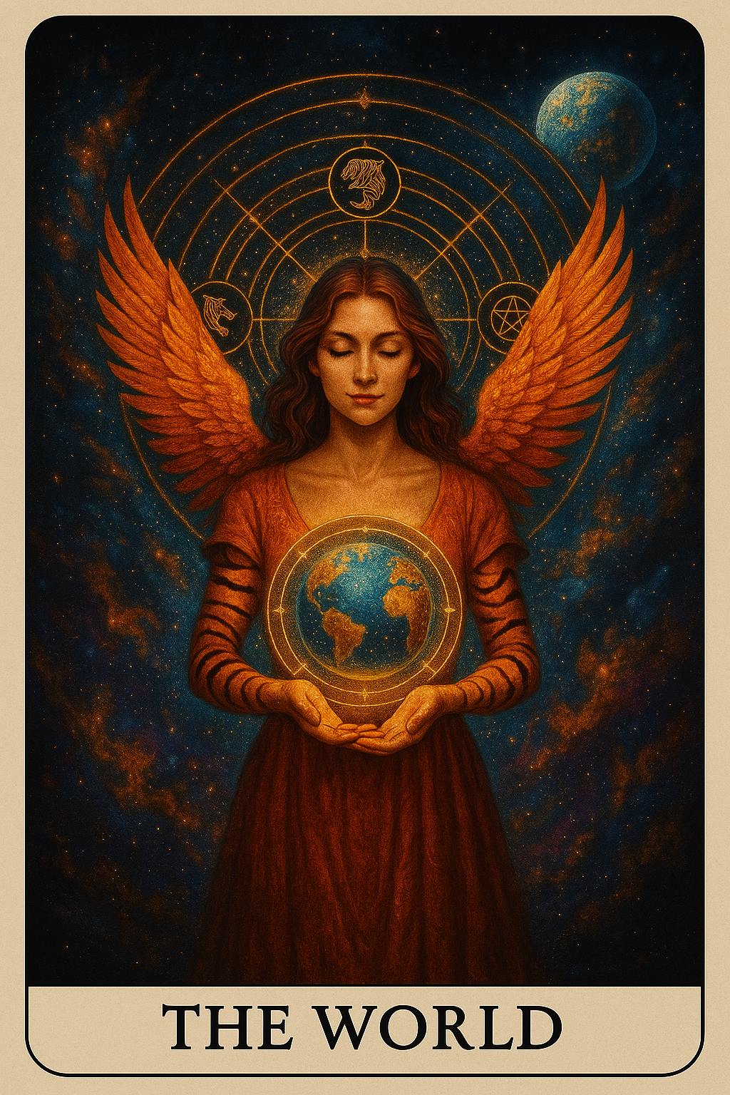 Phoenix Tiger Tarot Deck (98-Card Mastery Deck)
